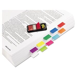 Post-it 680RD12 Marking Page Flags in Dispensers, Red, 50 Flags/Dispenser, 12 Dispensers/Pack