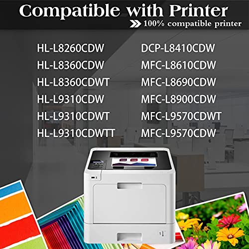 Compatible 11-Pack(5BK+2C+2M+2Y) TN431 TN-431 Toner Cartridge Replacement for Brother HL-L8360CDW MFC-L8900CDW HL-L8360CDWT HLL8260CDW HLL8360CDW MFC-L8610CDW L8360cdw L8900cdw Printer