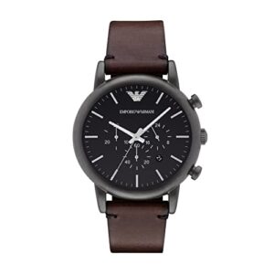 Emporio Armani Men's AR1919 Dress Brown Leather Watch