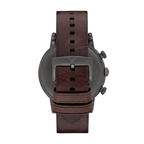 Emporio Armani Men's AR1919 Dress Brown Leather Watch