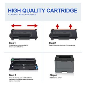 SOLOA LVELIMIT Compatible Drum Units Replacement for Brother DR820 DR-820 DR 820 MFC-L5850DW HLL6200DW HL-L6200DW MFC-L5700DW MFC-L5900DW HL-L5200DW MFC-L6800DW Printer Unit-3 Pack Black