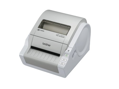 Brother TD-4100N Direct Thermal Printer - Monochrome - Desktop - Label Print - 4.29 in/s Mono - 300 x 300 dpi - Fast Ethernet - USB