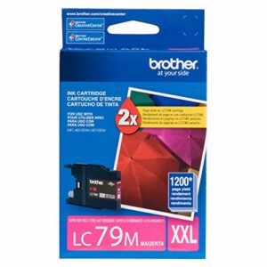 brother br mfc-j6510dw, 1-xhi yld magenta ink lc79m by brother