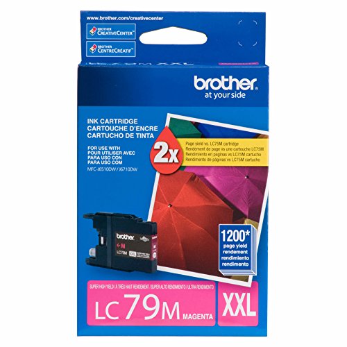 BROTHER BR MFC-J6510DW, 1-XHI YLD MAGENTA INK LC79M by BROTHER