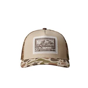 yeti duck stamp trucker hat, sharptail taupe/camo