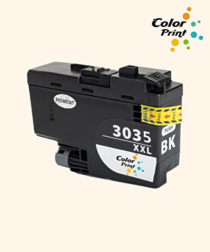 ColorPrint 1-Pack Compatible LC3035 BK Ink Cartridge LC3035XXL Replacement for Brother LC3035BK 3035 Black LC3033 BK LC3033XXL Used for MFC-J815DW MFC-J805DWXL MFC-J805DW MFC J995DW J995DWXL Printer