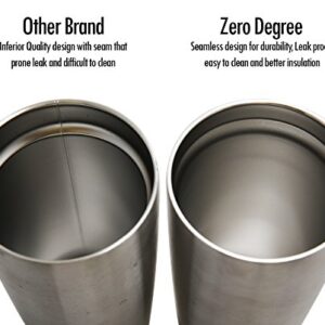 Stainless Steel Tumbler with Lid, Double Wall Vacuum Insulated Travel Mug for Hot and Cold Drink by Zero Degree (30oz)