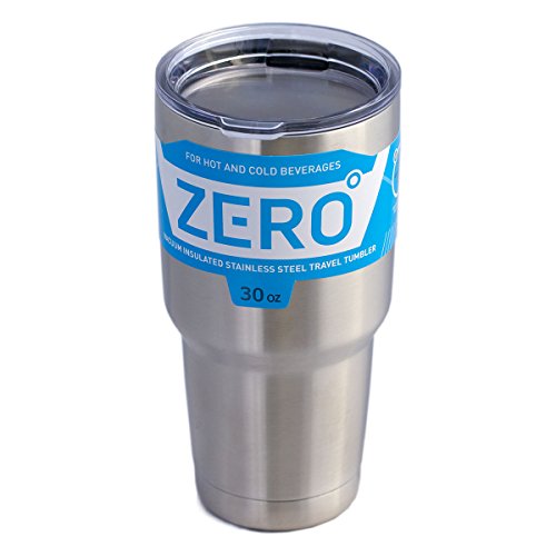 Stainless Steel Tumbler with Lid, Double Wall Vacuum Insulated Travel Mug for Hot and Cold Drink by Zero Degree (30oz)