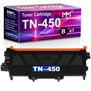 mm much & more compatible toner cartridge replacement for brother tn-450 tn450 tn420 use with hl-2230 hl-2240 hl-2270dw hl-2280dw mfc-7360n mfc-7860dw dcp-7065dn printers (black)