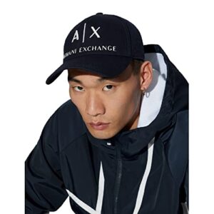 A|X ARMANI EXCHANGE Men's Baseball hat, Navy & White, One Size