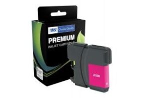 inksters remanufactured ink cartridge replacement for brother lc65 magenta lc61m / lc65m