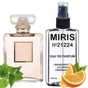 miris no.21224 | impression of coco mademoiselle | women eau de parfum | 3.4 fl oz / 100 ml