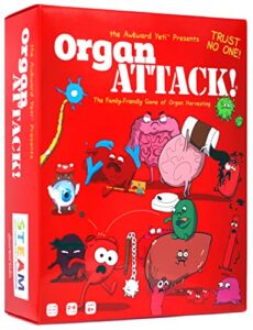 the awkward yeti organ attack! card game
