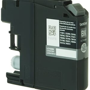 Brother Genuine High Yield Black -Ink -Cartridges, LC1032PKS, Replacement Black -Ink, Includes 2 -Cartridges of Black -Ink, Page Yield Up To 600 Pages/ -Cartridge, LC1032PKS