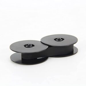 Typewriter World Ribbon,Twin Roller Pack Typewriter Ribbon - Compatible with All Models - Typewriter Ribbon (Black)