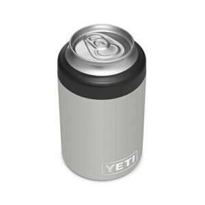 yeti rambler 12 oz. colster can insulator for standard size cans, granite gray