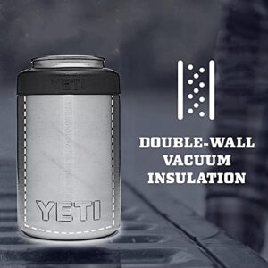 YETI Rambler 12 oz. Colster Can Insulator for Standard Size Cans, Granite Gray