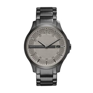 ax armani exchange men’s stainless steel watch, color: gunmetal/gray (model: ax2194)