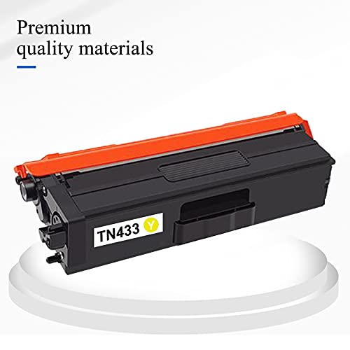 LKKJ 1 Pack TN-433Y Yellow Toner Cartridge Compatible TN433Y High Yield Toner Cartridge Replacement for Brother HL-L8260CDW L8360CDW L8360CDWT MFC-L8900CDW Printer Toner.