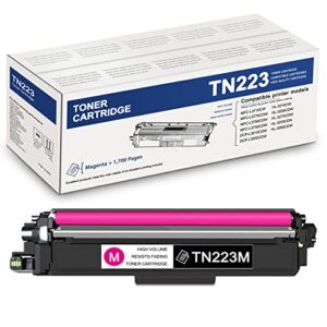 nucala compatible 1 pack magenta tn-223 tn223 tn223m tn-223m toner cartridge replacement for mfc-l3730cdw hl-3230cdw hl-3270cdw hl-3230cdn hl-3290cdw mfc-l3750cdw printer toner cartridge