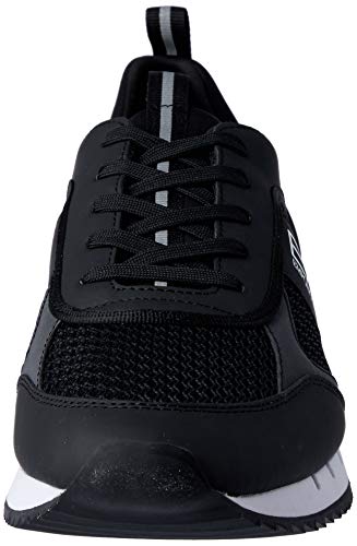 Emporio Armani EA7 Laces U Trainers Men Black - 8 - Low Top Trainers Shoes