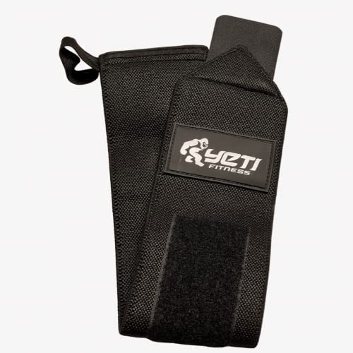 Yeti Fitness Wrist Wraps Black One Size