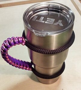 handle fits yeti rambler 30oz. country girl and purple (handle only)