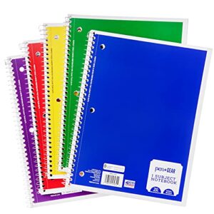 pen + gear 1 subject notebook- 70 sheet, wide ruled – pack of 5