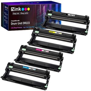 e-z ink (tm) compatible drum unit replacement for brother dr223cl dr223 dr-223 compatible with mfc-l3770cdw mfc-l3750cdw hl-l3230cdw hl-l3290cdw hl-l3210cw (black, cyan, magenta, yellow, 4 pack)
