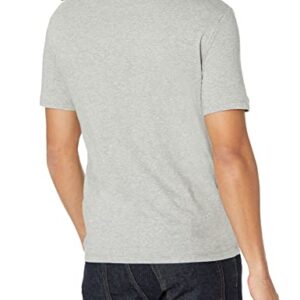 A|X ARMANI EXCHANGE Men's Shadow Logo Design Slim Fit T-Shirt, Bros Bc18 Light Grey, M