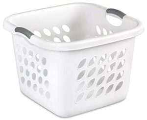 sterilite, white 12178006 laundry basket, 19″