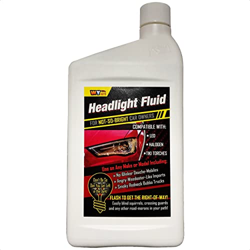 Headlight Fluid Car Gag Gift Makes Hilarious Fun of Automobile Inept Pals. A Hysterical Hit for Secret Santa and White Elephant Parties! Give Your Friend or Frenemy a Funny Prank Product for Cars!