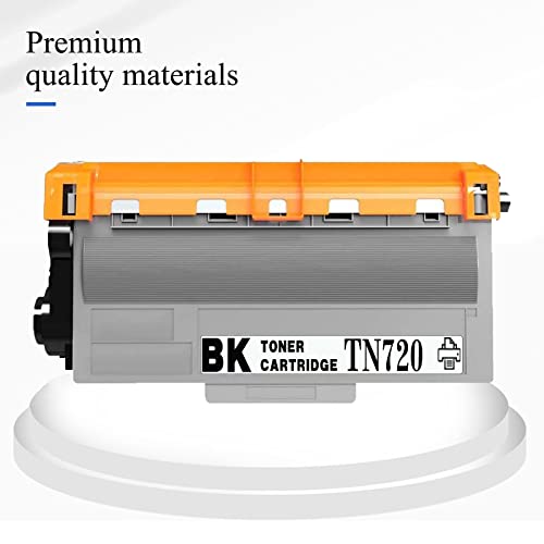 TcxLink TN720 Compatible TN-720 Black Toner Cartridge Replacement for Brother HL-5440DN DCP-8110DN MFC-8510DN Printer Toner.(2 Pack)