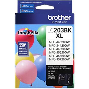 brother lc203bk oem genuine black ink cartridge for mfc-j4320dw