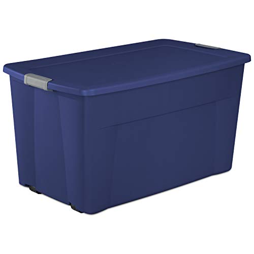 Sterilite 45-Gallon (180-Quart) Wheeled Latch Storage Box, Set of 4