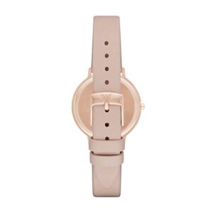 Emporio Armani Women's AR2510 Dress Blush Leather Quartz Watch