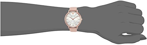 Emporio Armani Women's AR2510 Dress Blush Leather Quartz Watch