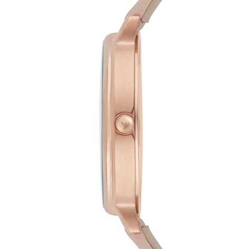 Emporio Armani Women's AR2510 Dress Blush Leather Quartz Watch