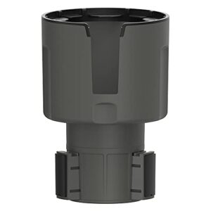 swigzy car cup holder expander adapter (adjustable) – holds hydro flask, yeti, nalgene, large 32/40 oz. bottles & big drinks – gray