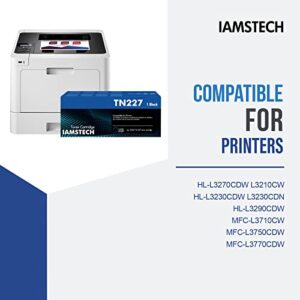 iamstech TN227 High Yield Toner Cartridge 4PackBrother TN-227BK/C/M/Y High Yield HL-L3270CDW HL-L3290CDW HL-L3210CW MFC-L3710CW MFC-L3750CDW MFC-L3770CDW HL-L3230CDW Printer Black/Cyan/Yellow/Magenta