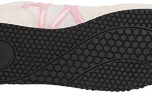 A|X ARMANI EXCHANGE Women's AX Rio Logo Sneakers, Opt. White + Lilac, 8