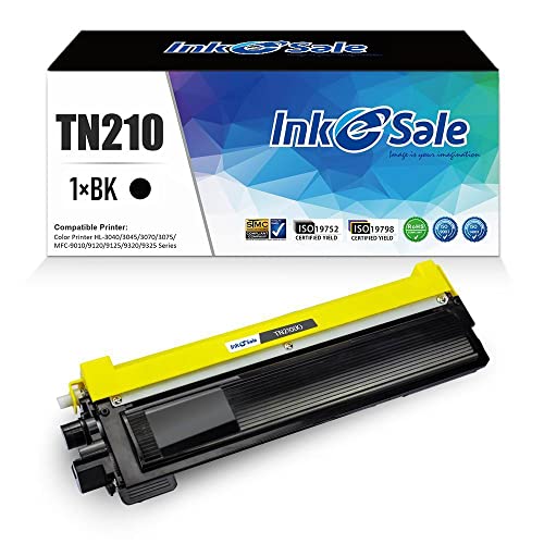 INK E-SALE Compatible Toner Cartridge Replacement for Brother TN210BK (1-Pack) use for HL-3040CN HL-3045CN HL-3070CW HL-3075CW MFC-9010CN MFC-9120CN MFC-9125CN MFC-9320CW MFC-9325CW