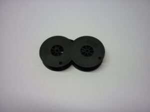 “package of two” brother webster xl500 and others typewriter ribbon, compatible, black, twin spool
