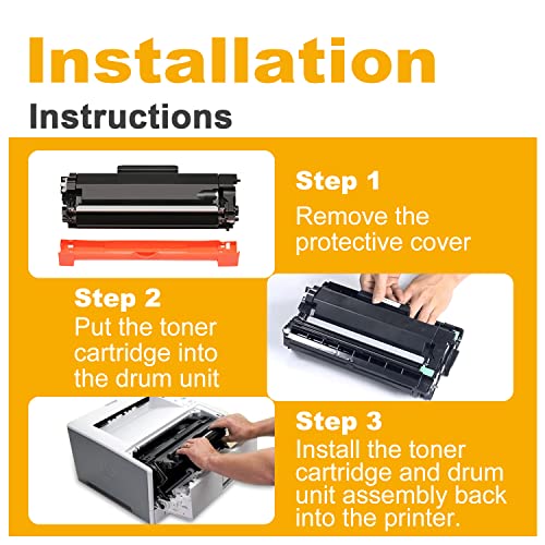 KALOKING Compatible Toner Cartridge Replacement for Brother TN730 TN-730 TN760 TN-760 for MFC-L2710DW DCP-L2550DW HL-L2395DW HL-L2350DW Printer (2-Pack)