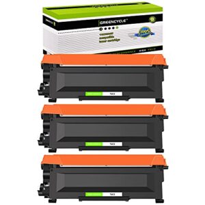 greencycle compatible toner cartridge replacement for brother tn450 tn420 tn-450 tn-420 to use with hl-2270dw hl-2280dw hl-2230 mfc-7360n mfc-7860dw dcp-7065dn intellifax 2840 2940 printer (3 black)