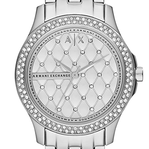 AX ARMANI EXCHANGE Women's Stainless Steel Watch, Color: Silver (Model: AX5215)