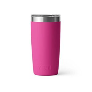 YETI Rambler 10 oz Tumbler, Stainless Steel, Vacuum Insulated with MagSlider Lid, Prickly Pear Pink