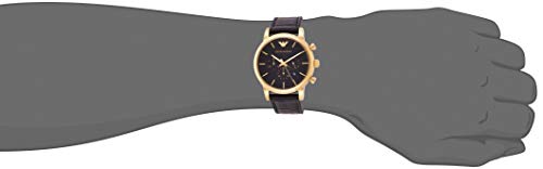 Emporio Armani Men's AR1917 Dress Black Leather Watch