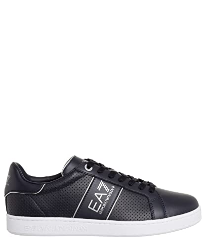 Emporio Armani EA7 Men Classic Sneakers Night Blue - Silver 8 US