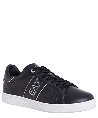 Emporio Armani EA7 Men Classic Sneakers Night Blue - Silver 8 US